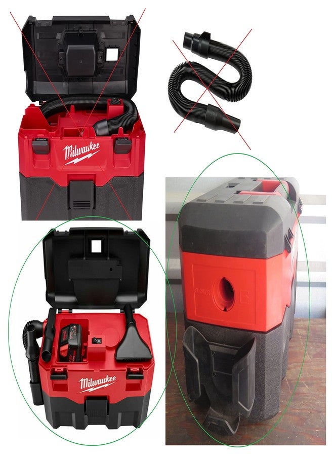ميلواكي مجموعة خرطوم مكنسة كهربائية رطبة/جافة ١٨ فولت (وحدة تخزين خارجية) من ميلووكي ١٤-٣٧-٠١٦٠ - Image 3