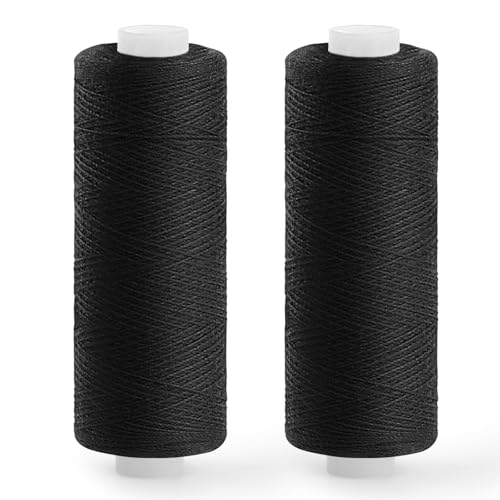ZMAAGG Sewing Thread, 200 Yards Per Roll Black Thread for Sewing, Sewing String for Sewing Machine, Hand Stitching, Embroidery - Image 1