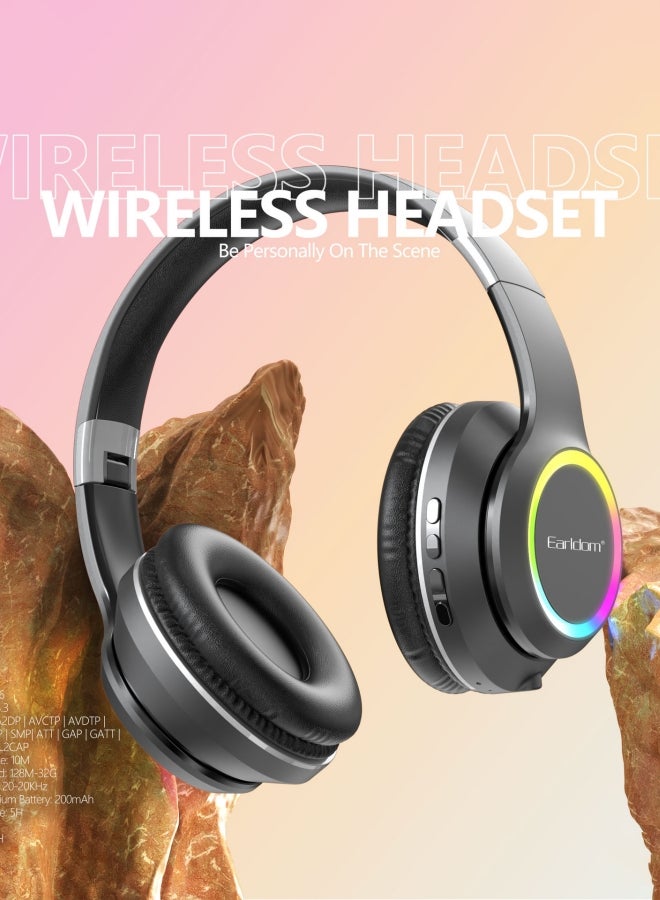 أيرلدوم earldom et-b06 سماعات لاسلكية في الأذن - نقية باس - 40H البطارية - شحن سريع - سريع نوع الناقل التسلسلي العام - C - أسود قابلة للطي - Image 2