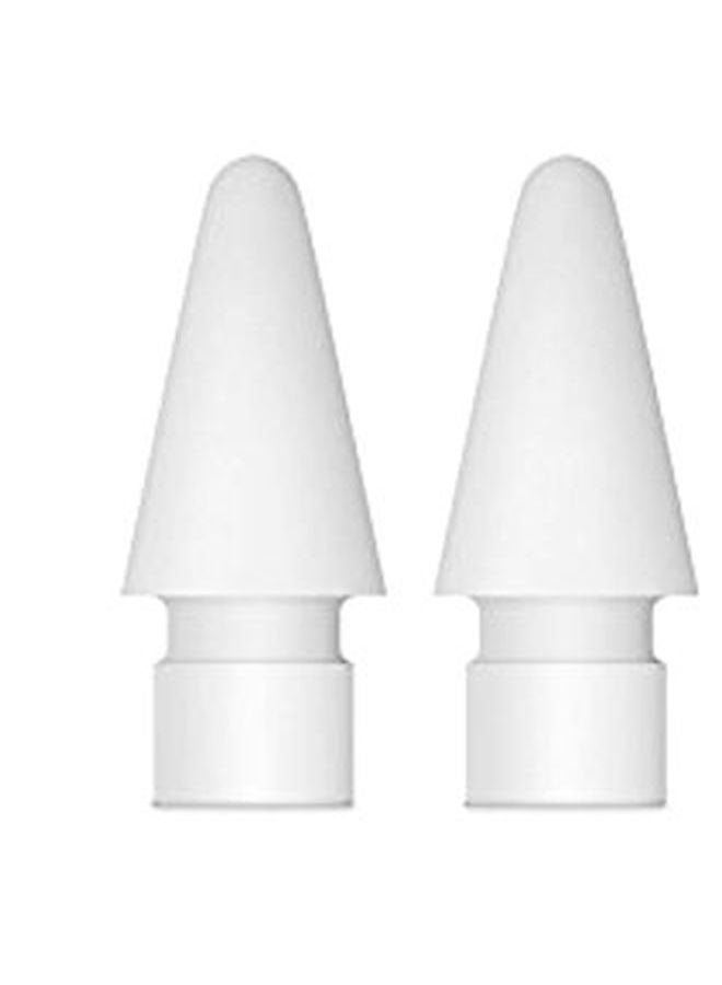 4-Piece Stylus Pencil Tips Set For Apple White - Image 2