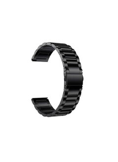 Generic Quick Release Stainless Steel Metal Replacement Straps 20mm Compatible With  Amazfit GTS 4 Mini - Bip 3 - GTS 2 Mini- Amazfit GTS 2-Amazfit GTS 4 Smartwatch (Black)  - Image 4