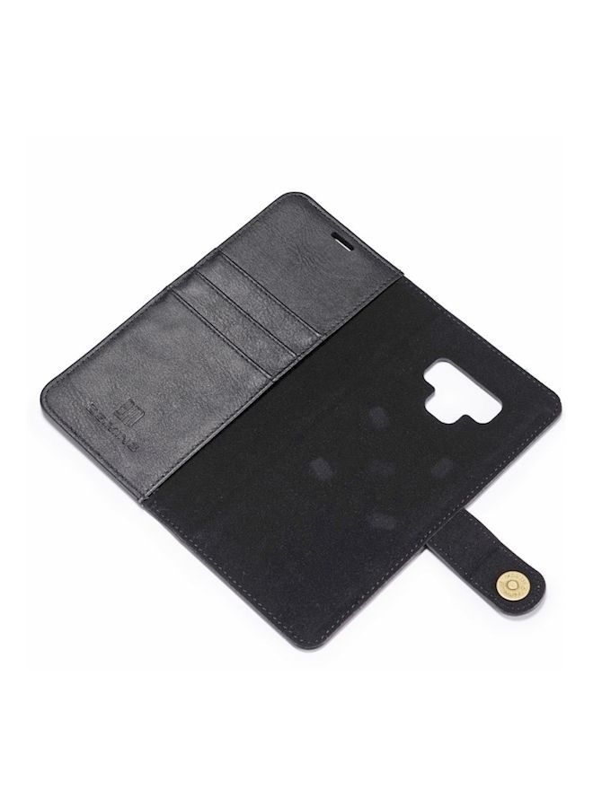 NIBEMINENT Protective Case Cover With Card Slot Holder For Samsung Galaxy Note 9 Black  - Image 4