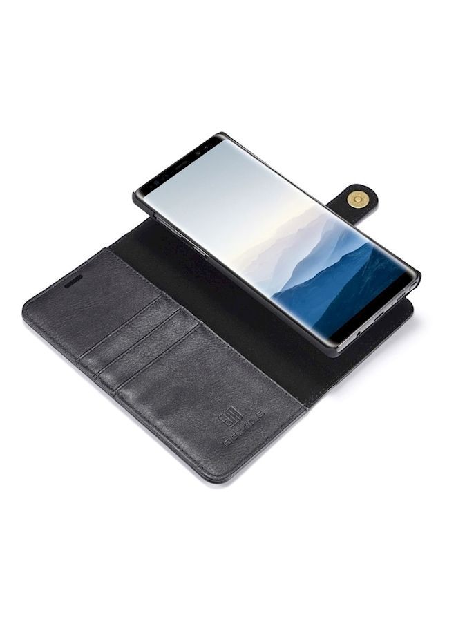 NIBEMINENT Protective Case Cover With Card Slot Holder For Samsung Galaxy Note 9 Black  - Image 5