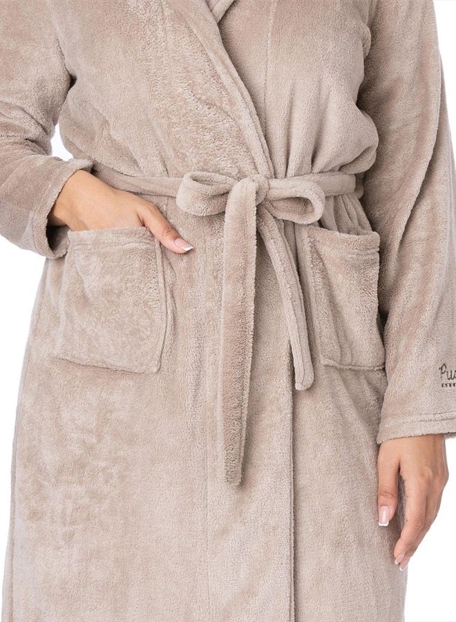 Pusheen The Cat Dressing Gown Womens Brown Nightwear Robe Ladies Cartoon Cat Bathrobe Merchandise  - Image 5