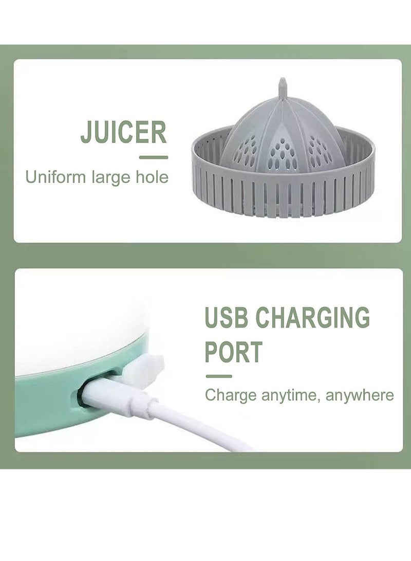 ELTRAZONE Citrus Juicer, Electric Orange Squeezer with Powerful Motor and USB Charging Cable, Juicer Extractor, Lime Juicer, Suitable for Orange, Citrus, Apple, Grapefruit and Pear - Image 3