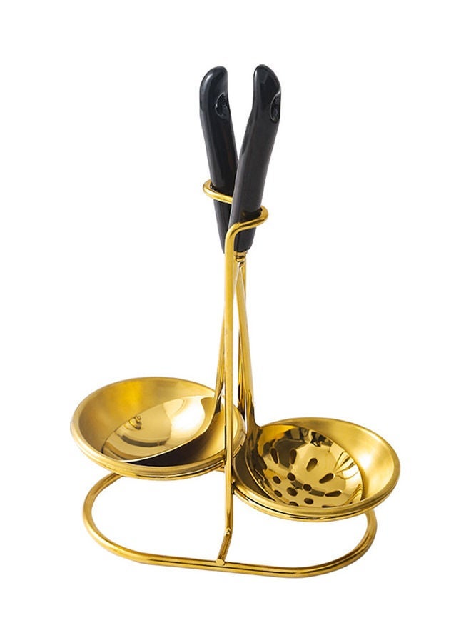 NIBEMINENT Soup Spoon Gold/Black  - Image 1