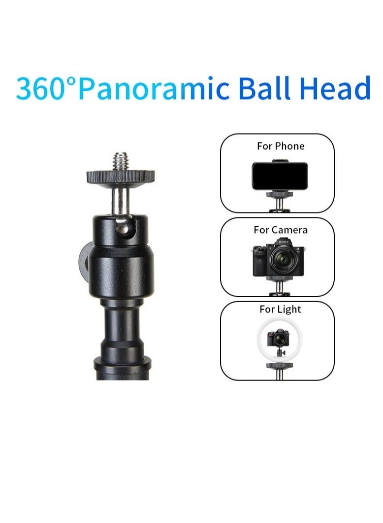 JMARY MT-49 Tabletop Light Stand Clip with Screw for Cameras LED Video Light and Ring Light - Image 4