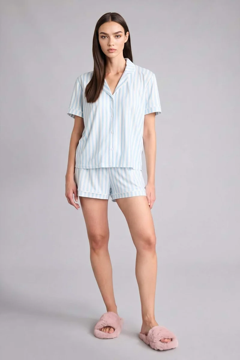 DeFacto Regular Fit Short Sleeve 2 Piece Softshell Set