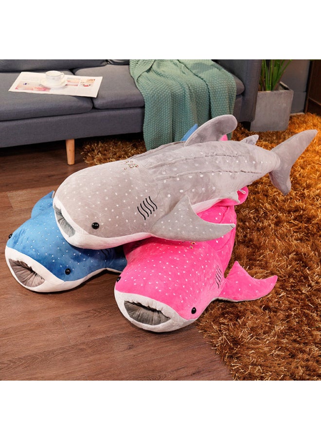 Generic - Deep Sea Blue Whale Pillow Large Cushion Children's Room Decoration Aquarium Souvenir Doll Toys Wholesale-Color:Gray Whale-Height:150cm 【2.5kg】 - Image 1