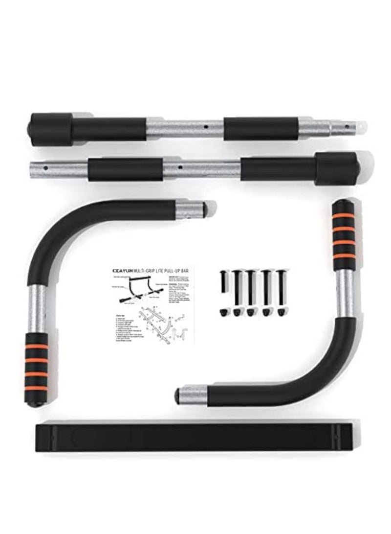 PAMEER 24 inch to 32 inch Pull Up Bar, Pull Up Bar, Portable Door Pull Up Bar, Screwless Bar, Upper Body Workout Bar with Foam Grip - Image 5