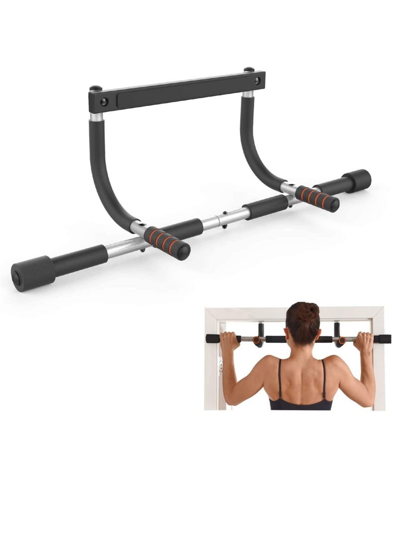 PAMEER 24 inch to 32 inch Pull Up Bar, Pull Up Bar, Portable Door Pull Up Bar, Screwless Bar, Upper Body Workout Bar with Foam Grip - Image 2
