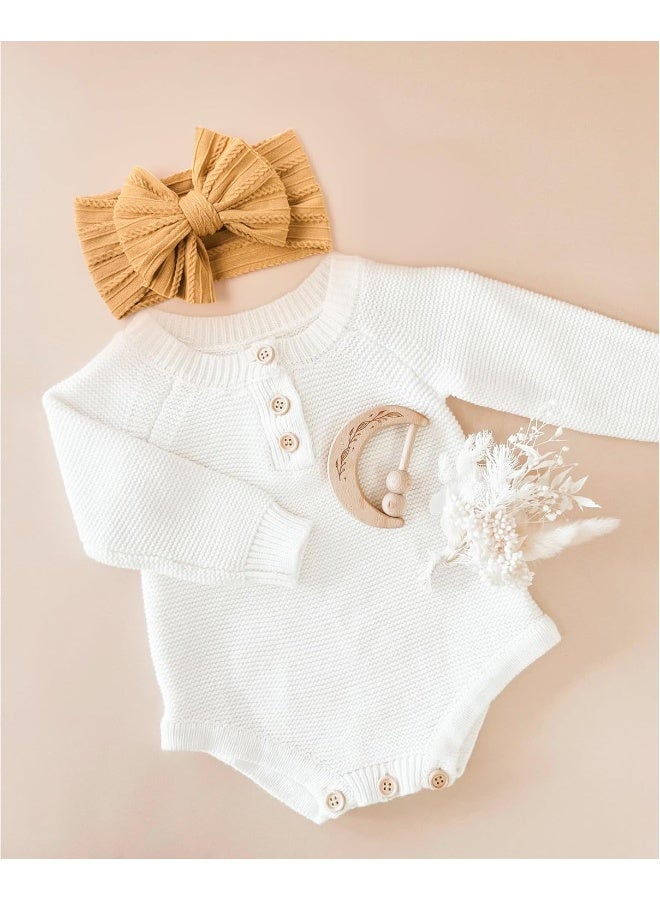 Niceye Handmade Baby Headbands Soft Stretchy Nylon Hair Bands with Bows for Newborn Infant Baby Toddler Girls - Image 5