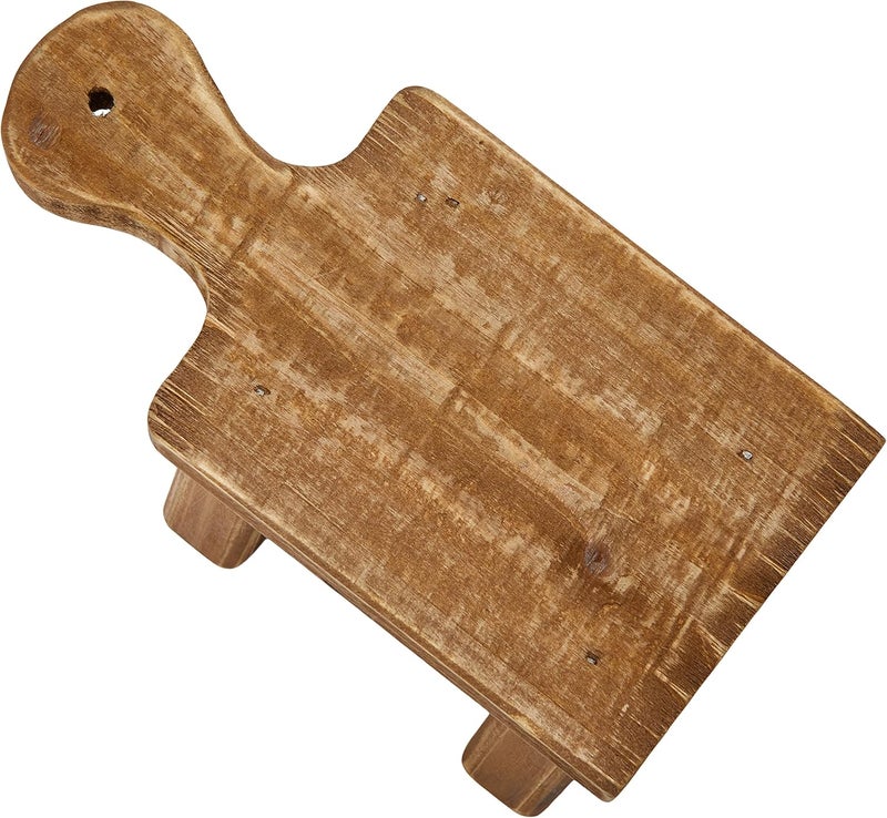 Creative Co-op Small Wood Pedestal with Handle - Image 4