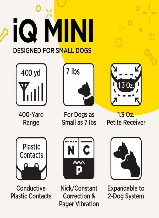 Dogtra iQ Mini Additional Receiver Rechargeable Waterproof Mini Remote Dog Training E-Collar - Image 2