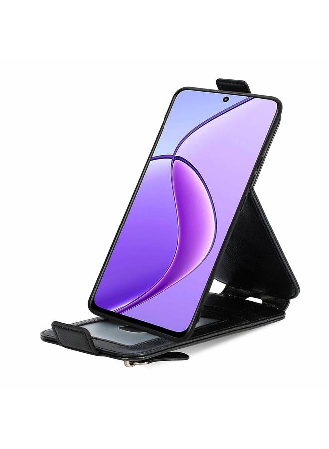 S-TOP Case For Realme 12 Zipper Wallet Vertical Flip Leather Phone Case - Image 4