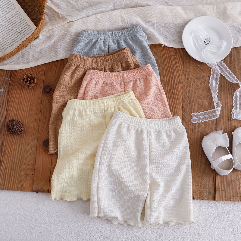 Children'S Pants Summer Five-Point Shorts Children'S Korean Style Solid Color Casual Pants Boys And Girls Children'S Pants - Image 2