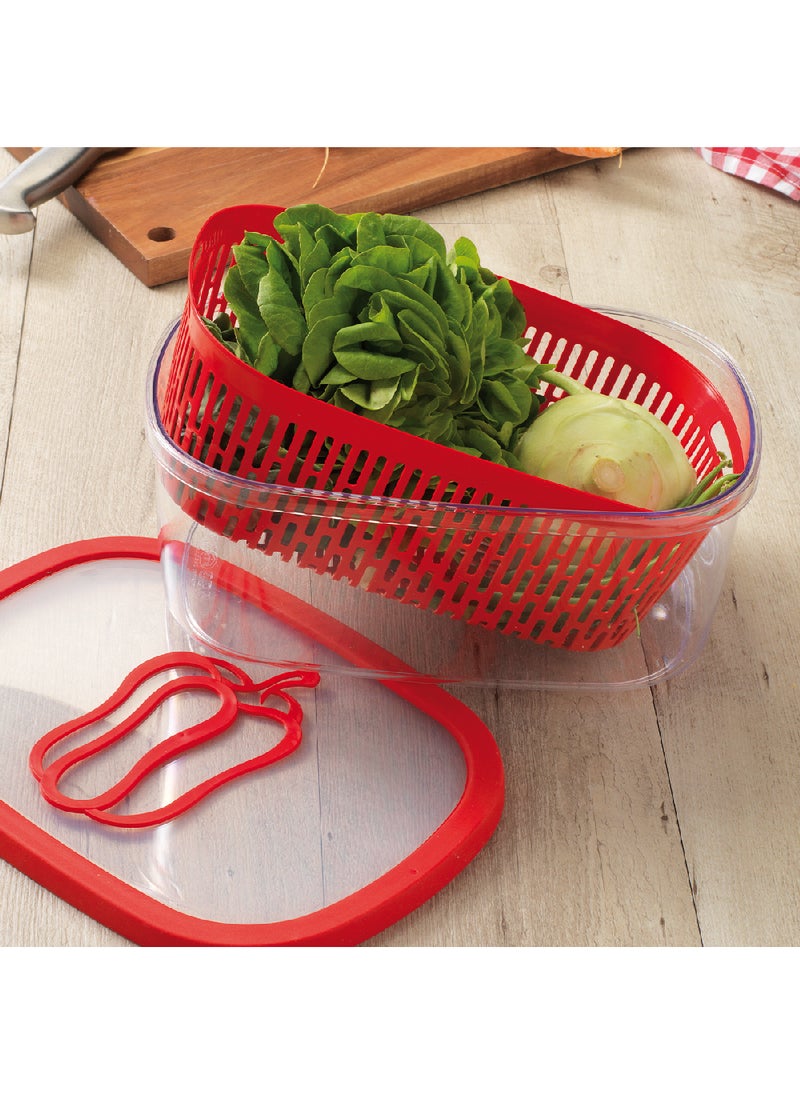 Snips Aroma Red Vegetables Keeper 4 Liter, 0% BPA – Use & Reuse product, Made in Italy, 021488 - Image 3