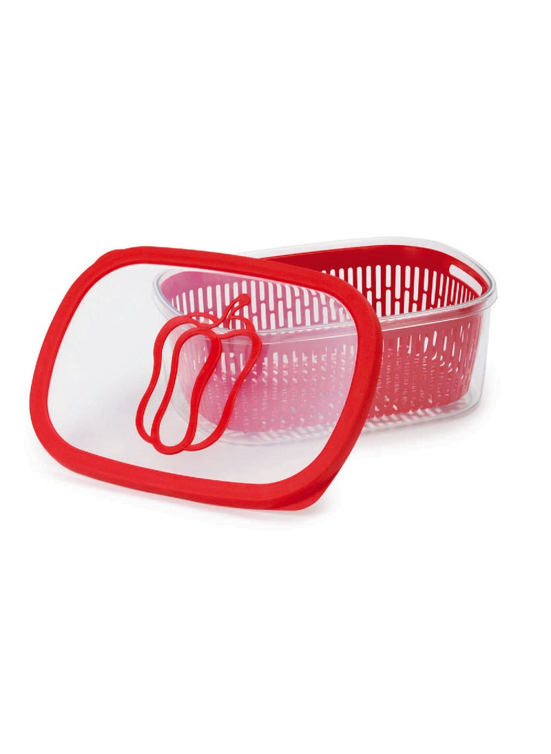 Snips Aroma Red Vegetables Keeper 4 Liter, 0% BPA – Use & Reuse product, Made in Italy, 021488 - Image 2