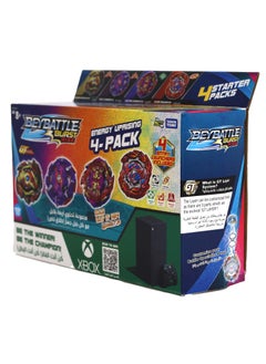 BEYBATTLE BURST Takara Tomy-Beyblade-Beybattle Burst-Energy Uprising 4-in-1 Pack C S5 | Beyblade Spinning Top (Stamina, Defense, Balance, & Attack) | Gift for Beyblade Lovers and Kids  - Image 3