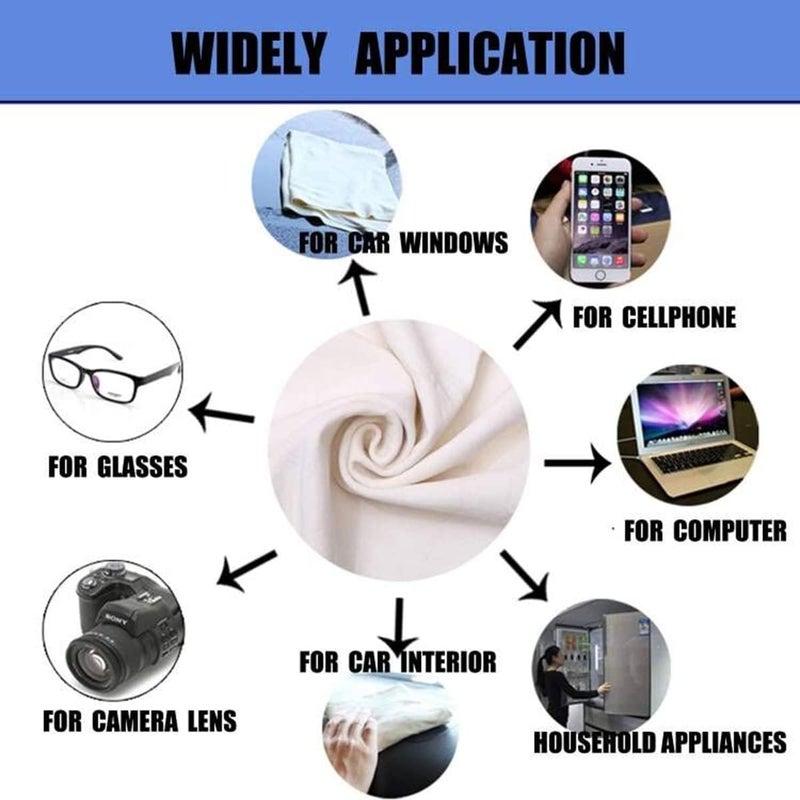 HARPIMER Temp & permanent project compatible Car Chamois Drying Towel Natural Chamois Washing Cloth for Car Leather Super Absorbent Leather Cleaning Towel Wipes (50x80cm) Elegant multi-option build - Image 3