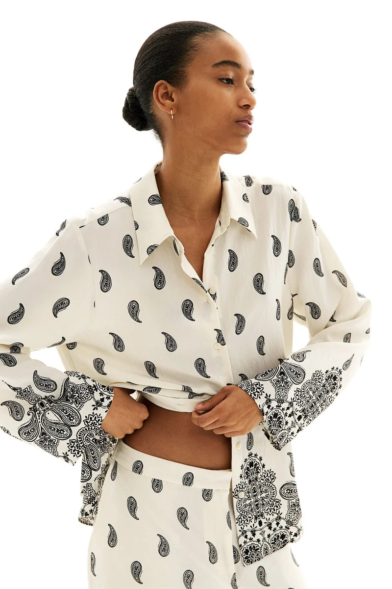 H&M Patterned twill shirt