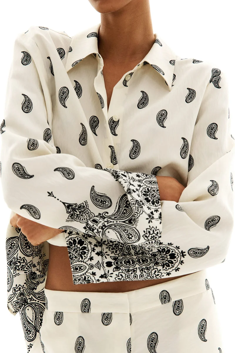 H&M Patterned twill shirt
