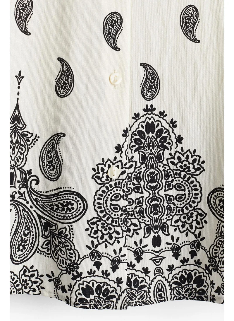 H&M Patterned twill shirt