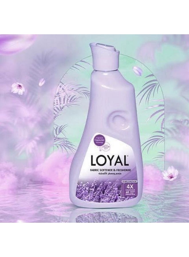 loyal Concentrated Fabric Softener & Freshener Purple & Passion 750 ML - Image 2