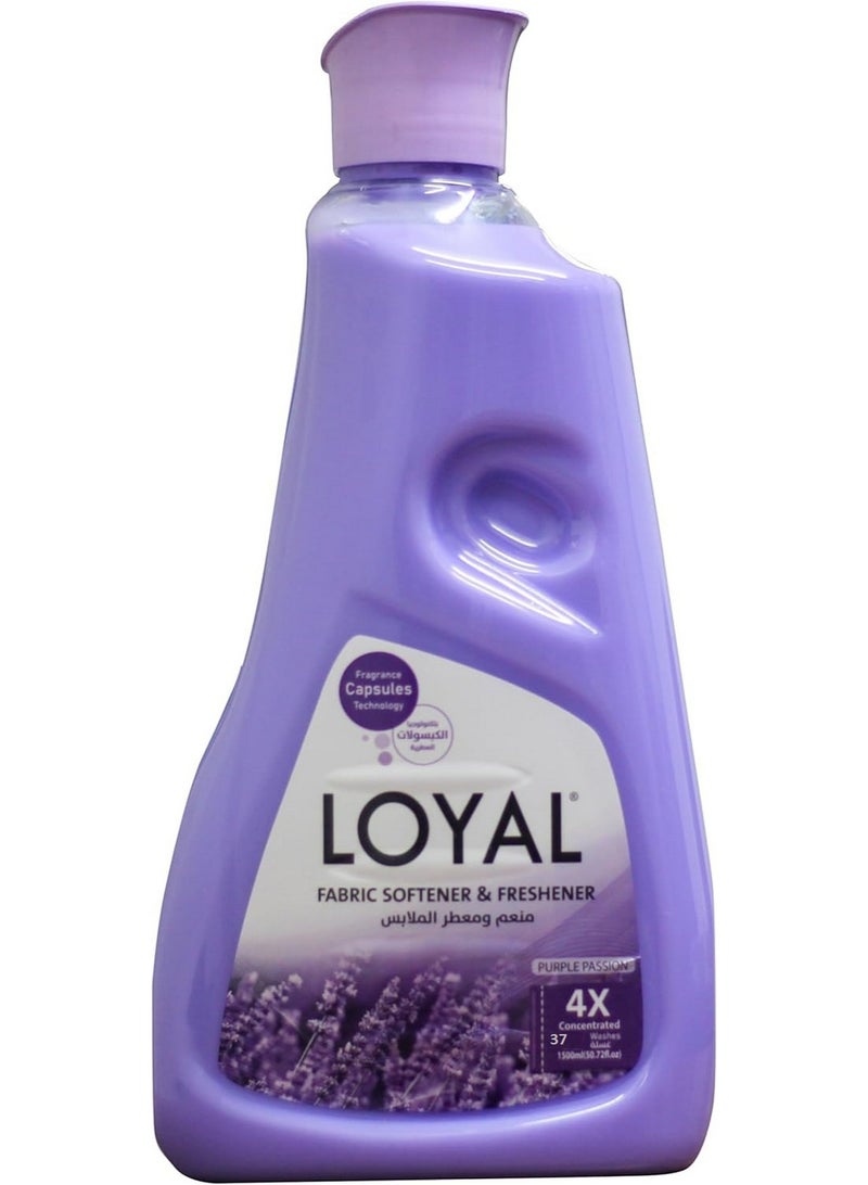 loyal Concentrated Fabric Softener & Freshener Purple & Passion 750 ML - Image 1