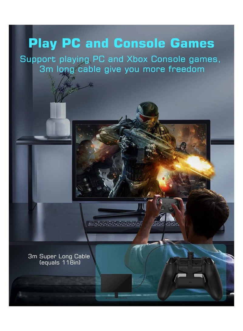 Zikra أزرار تحكم لجهاز Xbox Series S / X، أزرار مع وظيفة الذاكرة وزرين معدنيين في الخلف ومخرج صوت 3.5 مم لجهاز Xbox Series S / X (غير متوافق مع جهاز Xbox One)  - Image 5