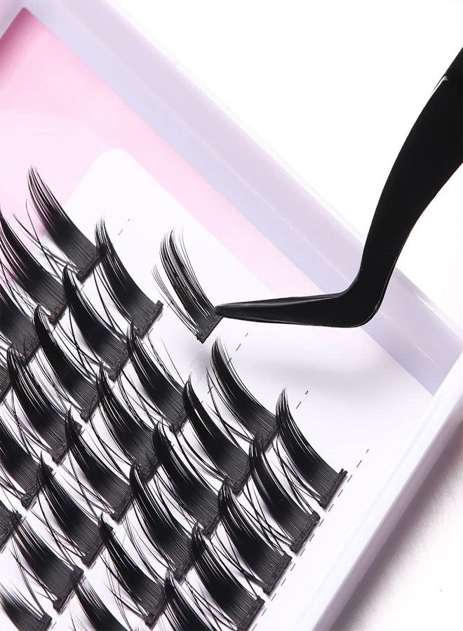 DSLONG Manga Lashes Natural Look Individual Lash Wispy Silky Anime Eyelashes Cluster Japanese Cosplay False Eyelashes Reusable, Look Like Extensions DIY At Home - Image 4