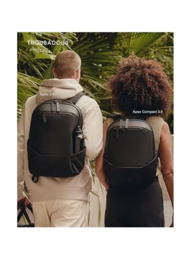 Troubadour Apex Compact Backpack 3.0 Premium Versatile Backpack Made of Lightweight, Waterproof Great for Travel, Work, the Gym, Sports, Black - Image 5