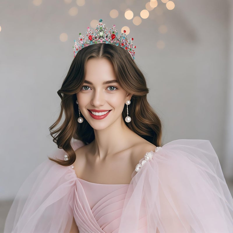 Kamirola - Queen Crown and Tiaras Princess Crown for Women Crystal Headbands for Bridal, Princess for Wedding and Party - Image 3
