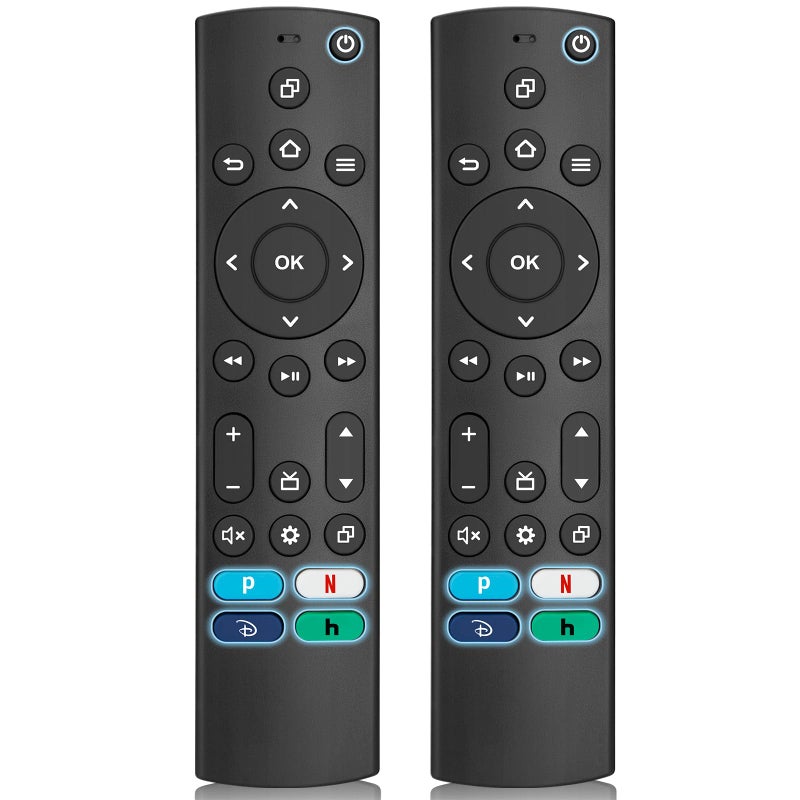EWO'S (Pack of 2) Universal Remote Control for Samsung/Insignia/Toshiba/TCL/Vizio/Pioneer/Roku Smart TVs Remote Replacement, Compatible with Voice Smart TV - Image 1