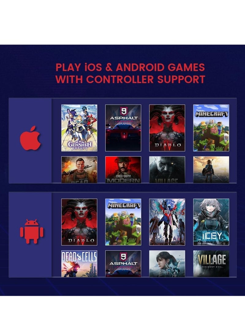 GameSir - GameSir X2s Type-C Mobile Gaming Controller for iPhone 15 Series (USB-C), Android & HarmonyOS Phones, Play Genshin Impact, Call of Duty, Diablo, Village & More - Image 1