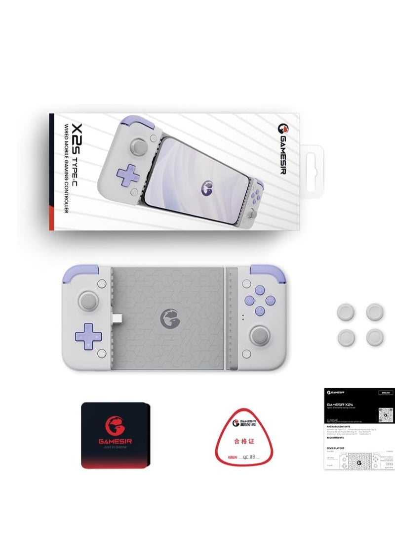 GameSir - GameSir X2s Type-C Mobile Gaming Controller for iPhone 15 Series (USB-C), Android & HarmonyOS Phones, Play Genshin Impact, Call of Duty, Diablo, Village & More - Image 1