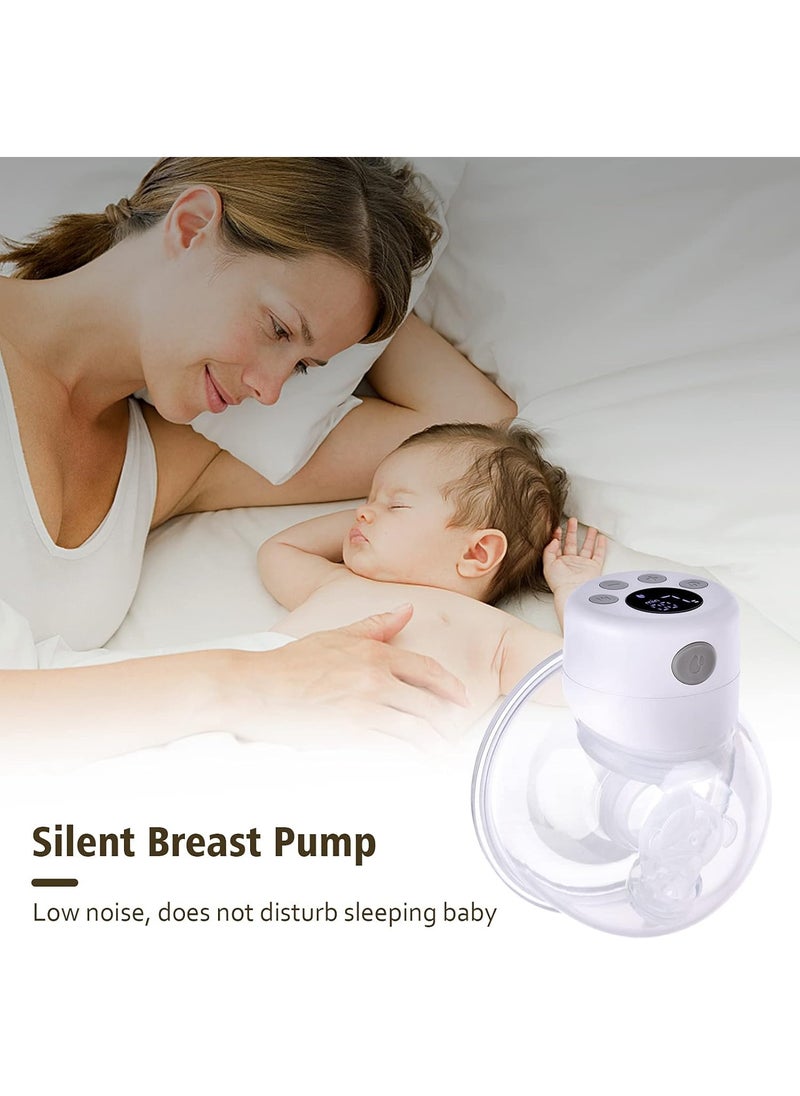 BLOOMING TIME Rechargeable Hands-Free Breast Pump - Adjustable Suction & Massage Modes, 2H Fast Charge, Portable Wearable Design for Discreet Breastfeeding  - Image 2
