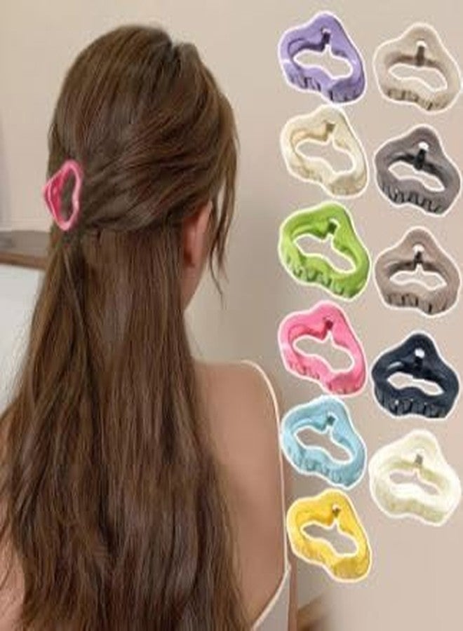 Dkriva مشبك شعر Dkriva® على شكل سحابة كورية - دبوس شعر ملون غير قابل للانزلاق للنساء والفتيات، مشابك شعر أنيقة ونابضة بالحياة، إكسسوارات شعر أنيقة لكل مناسبة (متعدد الألوان) (4 قطع) - Image 3