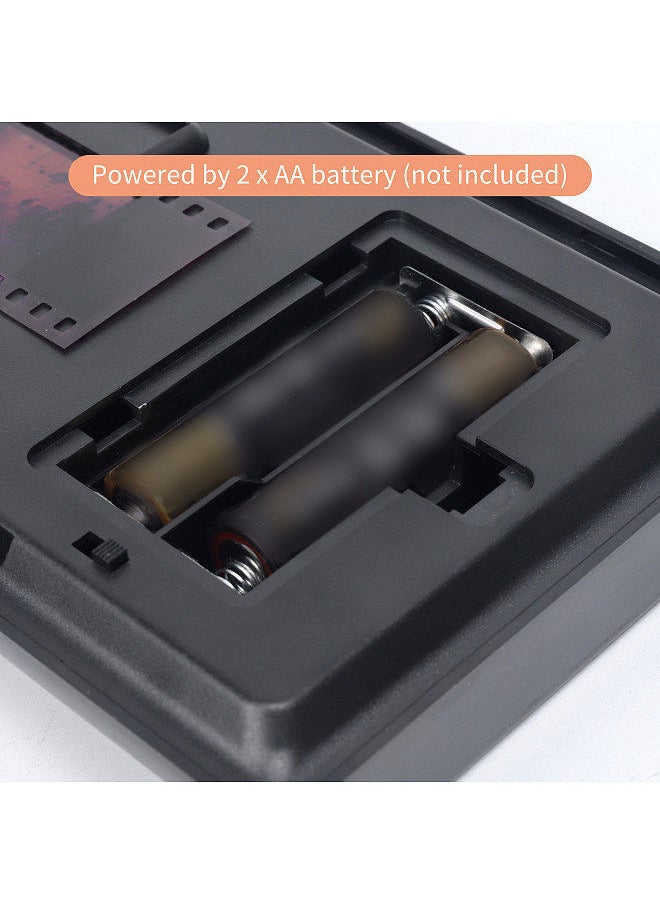 Mobile Film and Slide Scanner for 35mm/135mm Negatives and Slides with LED Backlight Free APP Foldable Novelty Scanner Fun Toys and Gifts  - Image 2