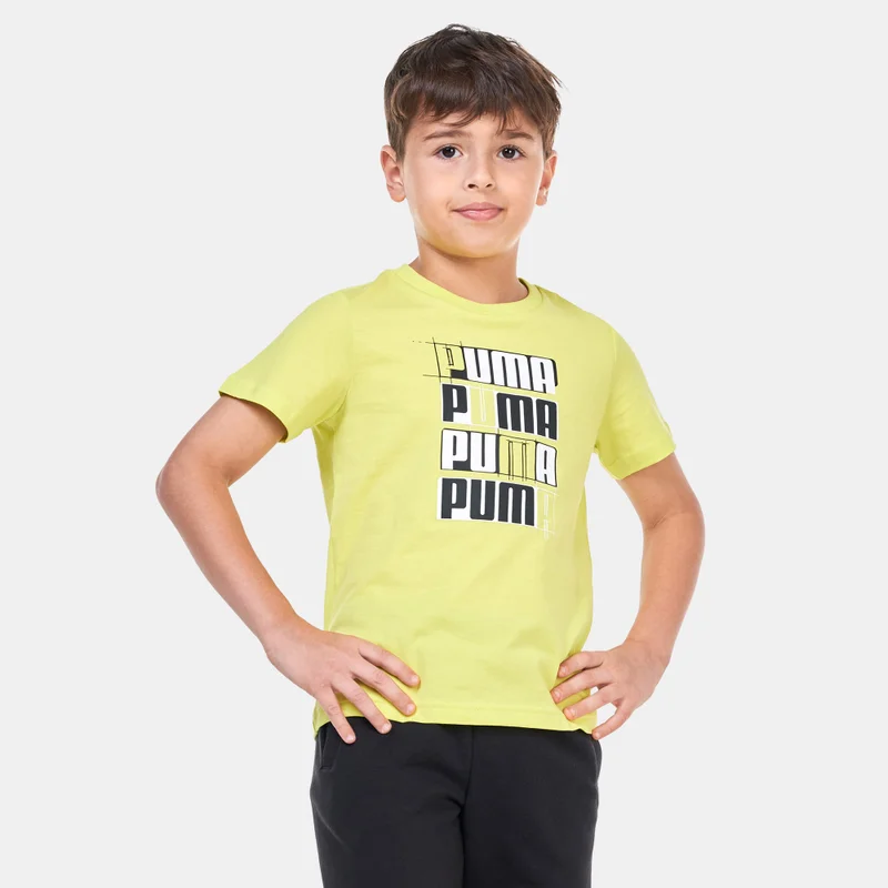 PUMA Kids' Essentials+ Logo Lab T-Shirt