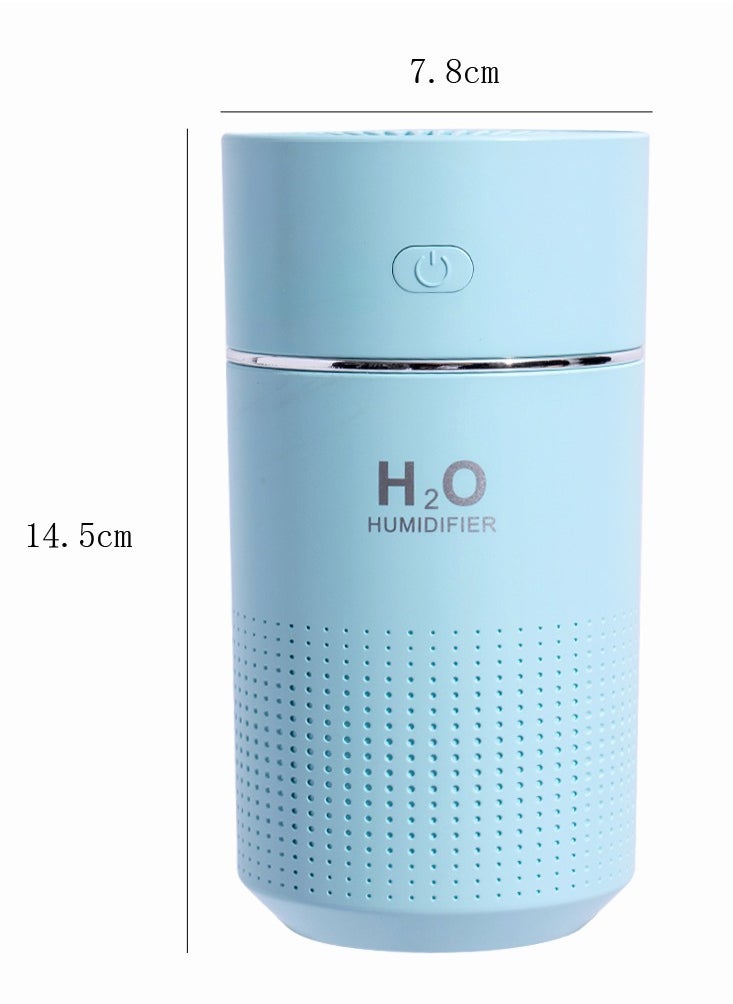 Shuer - Mini USB Charging Air Humidifier for Home or Office or Car GXZ-J626 360ml Blue - Image 1