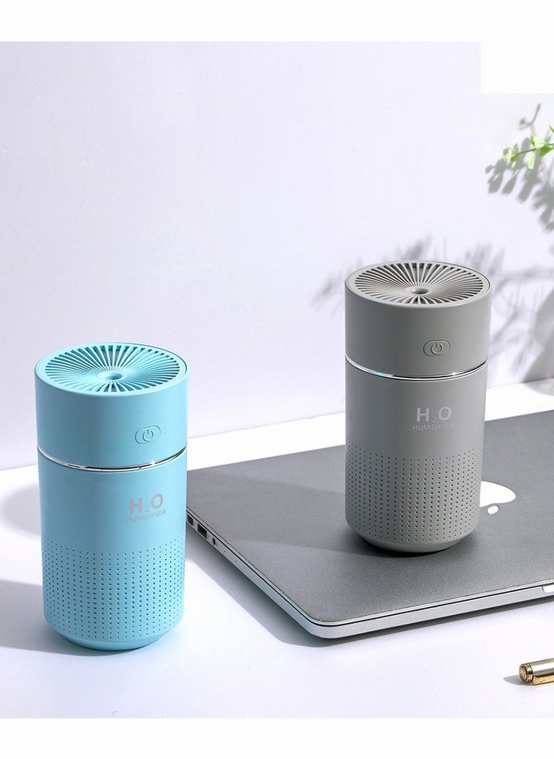 Shuer - Mini USB Charging Air Humidifier for Home or Office or Car GXZ-J626 360ml Blue - Image 1