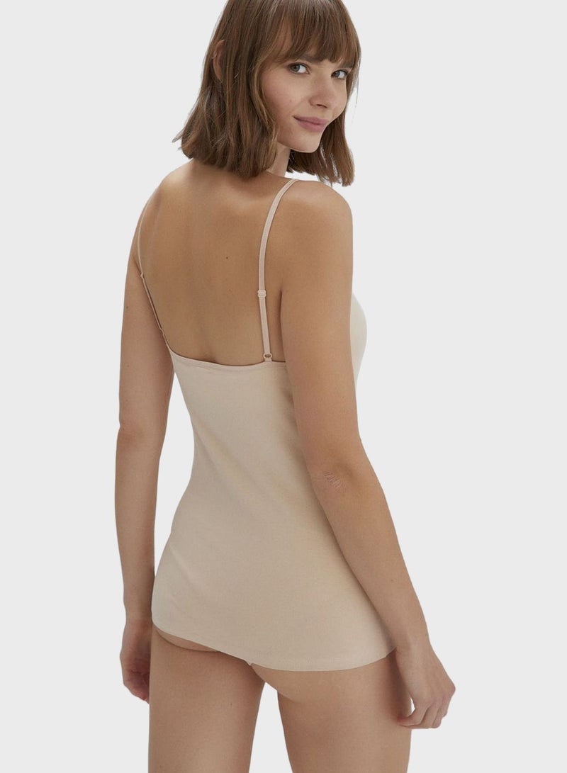 dagi 2-Piece Thin Strapped Cotton Women's Undershirt  - Image 2