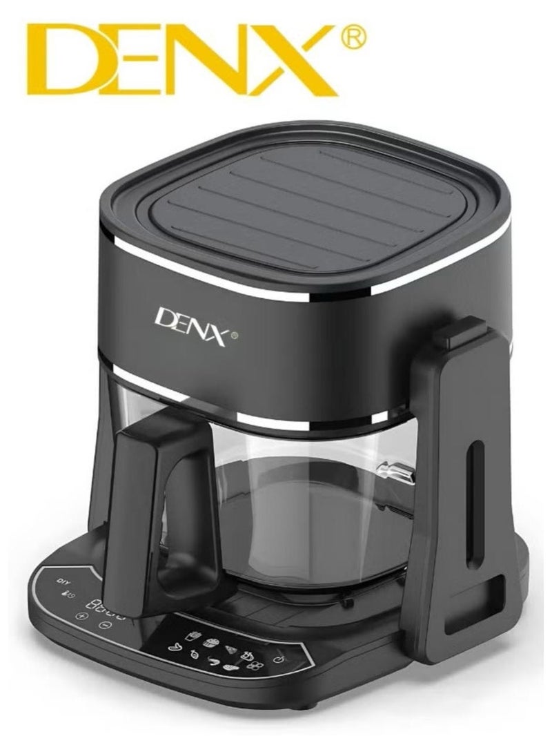 دينكس مقلاة هوائية وشواية 2 في 1 - طراز DX3411، سعة 4.5 لتر، قوة 1400 واط، طهي بدون زيت مع تحكم رقمي باللمس، فرن متعدد الوظائف للقلي والشواء والتحميص وإعادة التسخين والتجفيف والتخمير والخبز - مثالي للاستخدام المنزلي والعائلي - Image 3