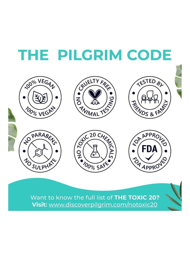 PILGRIM 25% AHA + 2% BHA + 5% PHA Peeling Solution for Face  10-Minute Facial  Chemical peel for face for glowing skin  Exfoliating serum Men And Women  At-home facial  30ml  - Image 2