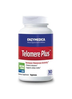 , Telomere Plus, Enzyme Support for Cellular Health, 30 Capsules