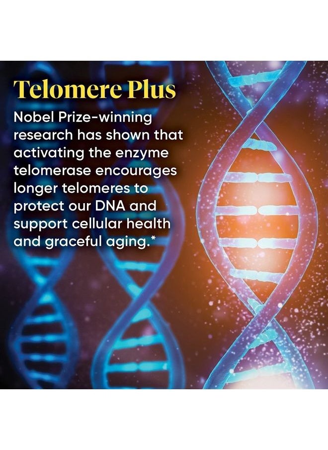 ENZYMEDICA - , Telomere Plus, Enzyme Support for Cellular Health, 30 Capsules - Image 1
