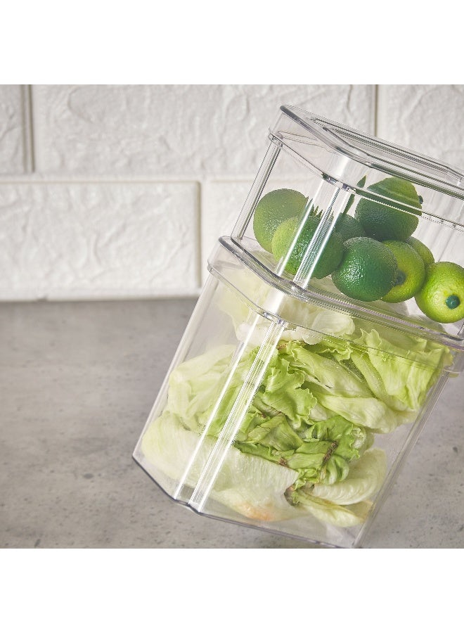 Home Box Sistematico Stackable Fridge Organizer with Lid - Image 5