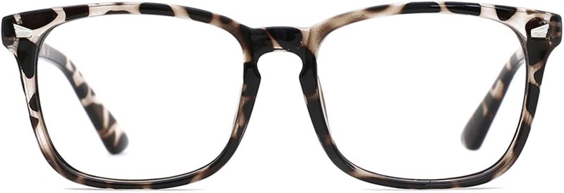 Blue Light Blocking Glasses for Women Men Square Frame Nerd Eyeglasses Anti Blue Ray Computer Screen Glasses - Image 1