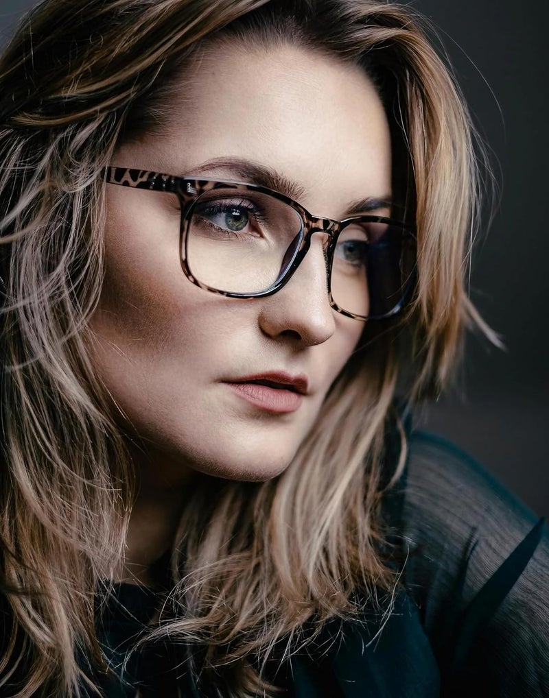 Blue Light Blocking Glasses for Women Men Square Frame Nerd Eyeglasses Anti Blue Ray Computer Screen Glasses - Image 2